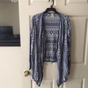 Waterfall cardigan